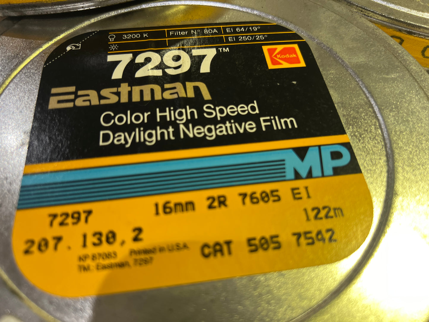 3 rolls of Kodak 16mm film